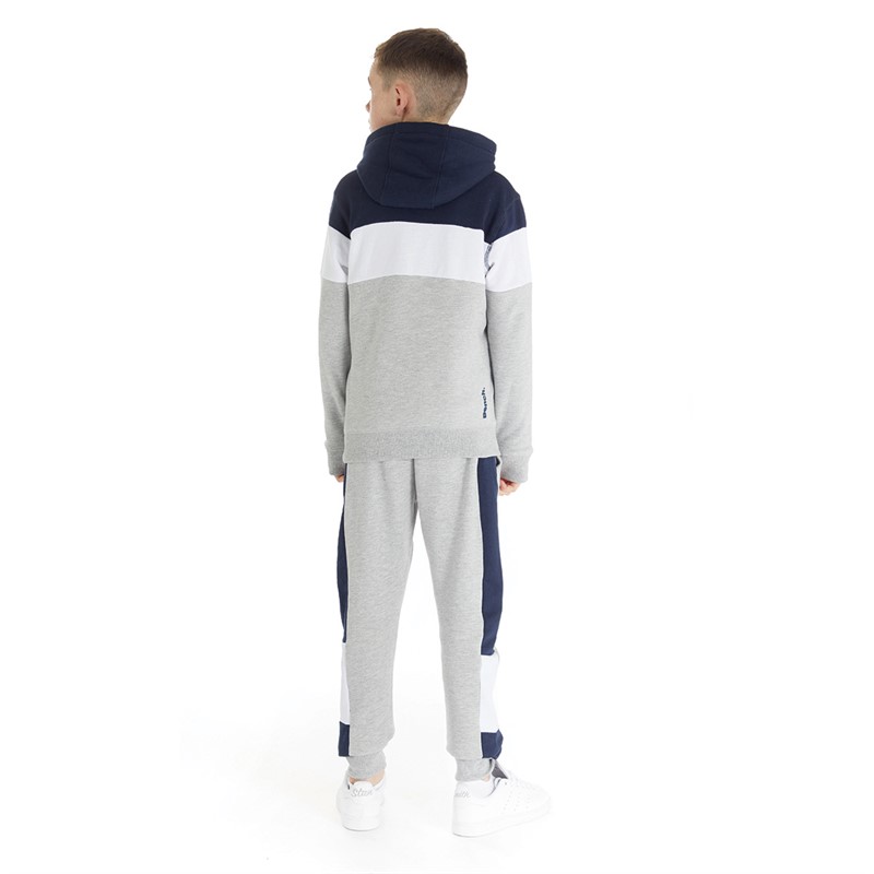 Buy Bench Boys Platwood Tracksuit Grey Marl