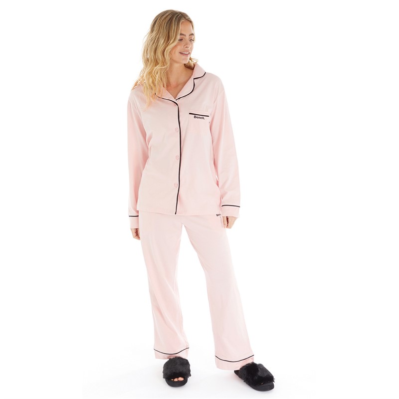 Bench Womens Angelika Pyjama Set Pink