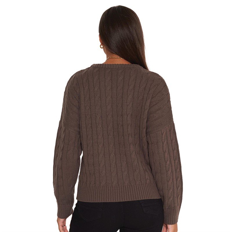 Bench Damen Cecily Pullover Anthrazit