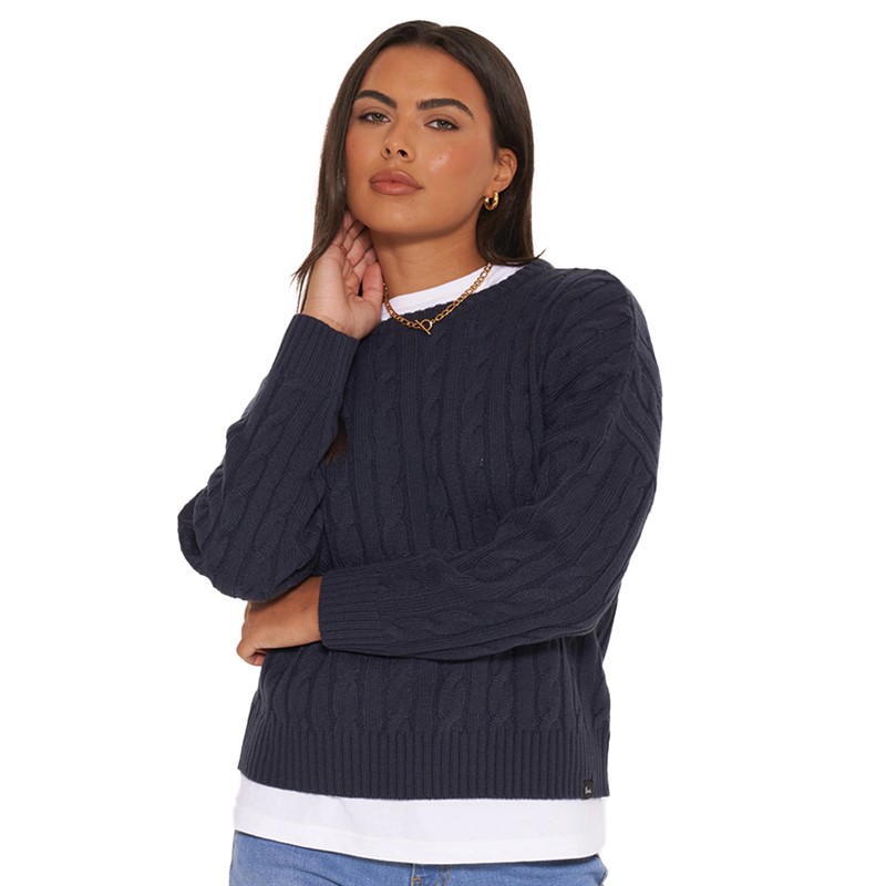 Bench Damen Cecily Pullover Marineblau