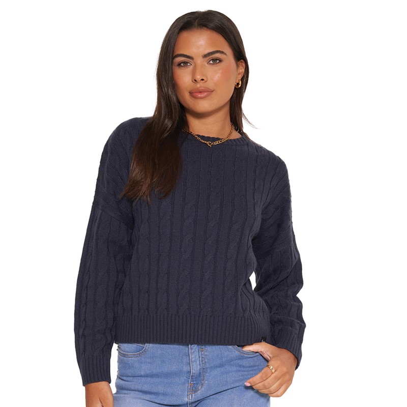 Bench Damen Cecily Pullover Marineblau