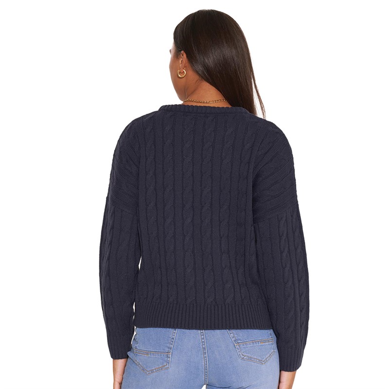 Bench Damen Cecily Pullover Marineblau