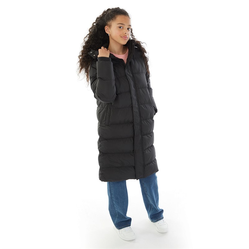 Bench Mädchen Eualie Pufferjacke Schwarz