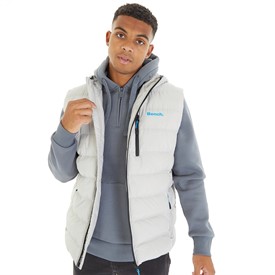 Generisch Gilet à Capuche Pour Homme - Gilet Matelassé Avec