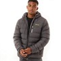 Bench Herren Gaudino Kapuzen-Steppjacke Dunkelgrau