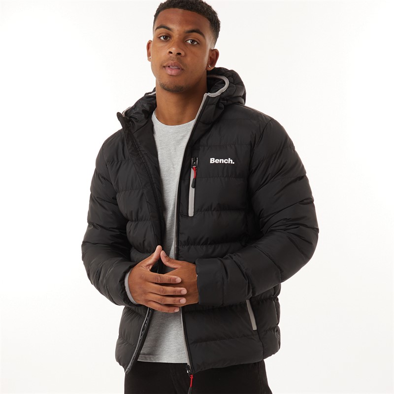 Bench Herren Gaudino Pufferjacke Schwarz