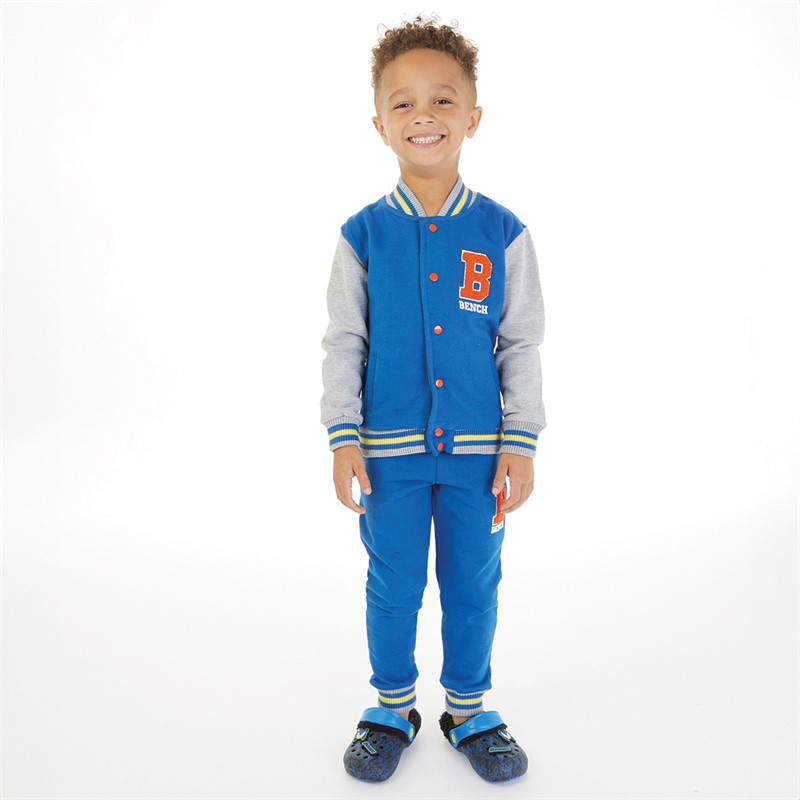 Bench Jongens Varsity Jack en Joggingbroek Set Blauw