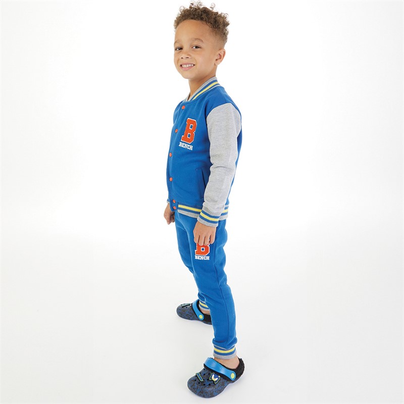 Bench Jongens Varsity Jack en Joggingbroek Set Blauw