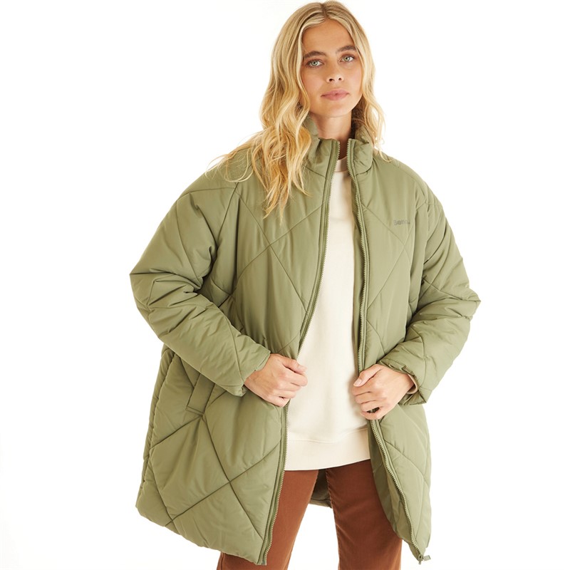 Bench Womens Yarah Puffer Jacket Khaki