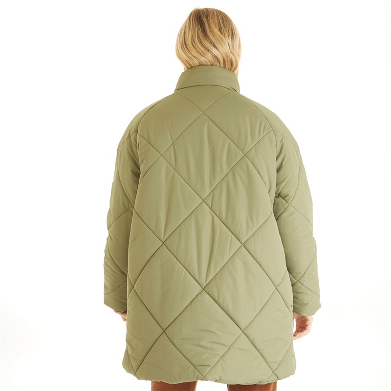 Bench Womens Yarah Puffer Jacket Khaki