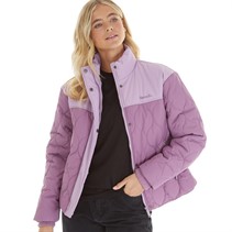 Bench Womens Jorgia Puffer Jacket Mulberry