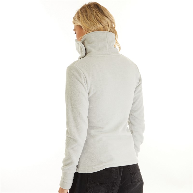 Bench Womens Finish Microfleece Track Top Grey