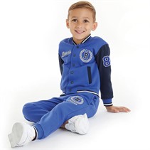 Bench Jongens Varsity Jack & Joggingbroek Set Blauw