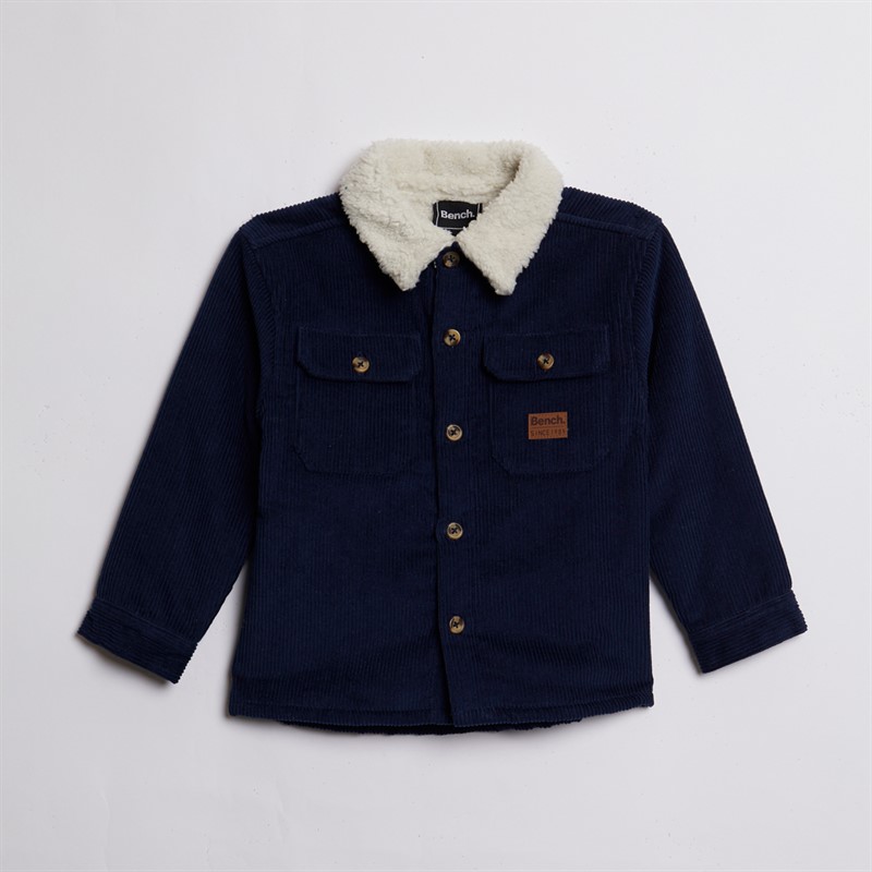 Bench Boys Cord Jacket, Long Sleeve Top & Jeans Set Navy