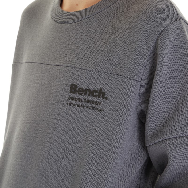 Bench Survêtement Technique Garçon Gris Acier