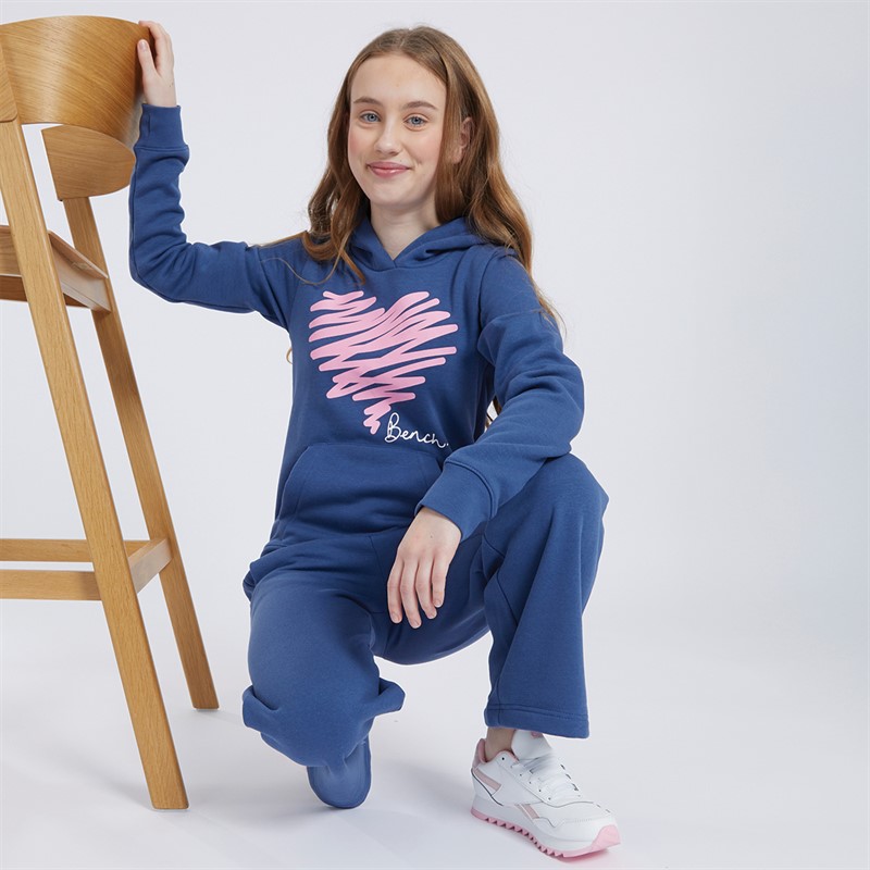 Bench Girls Singi Tracksuit Navy