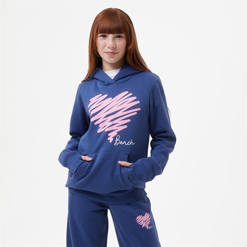 Bench Girls Singi Tracksuit Navy