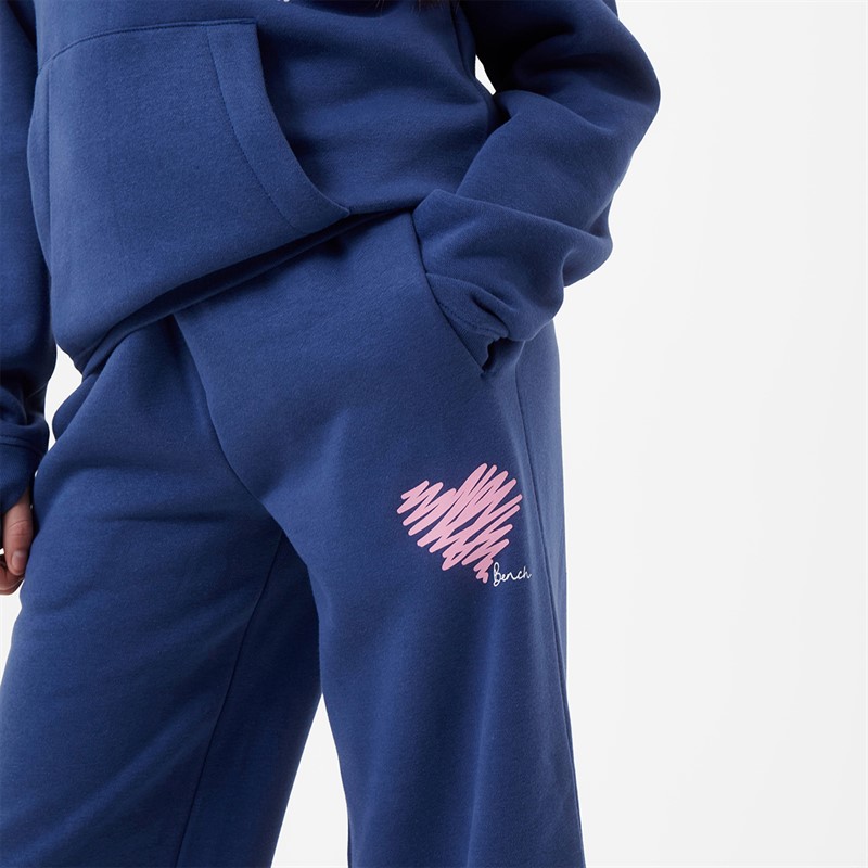 Bench Girls Singi Tracksuit Navy