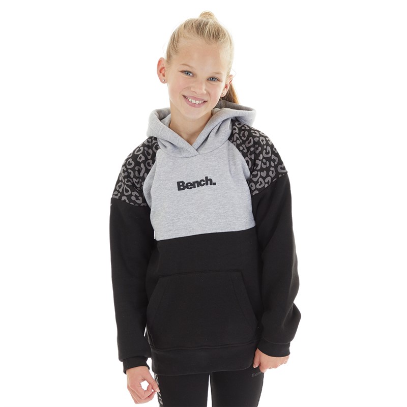 Bench Girls Leal T-Shirt And Tracksuit Set Black