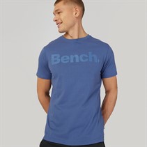 Bench Mens Worsley T-Shirt Mid Blue