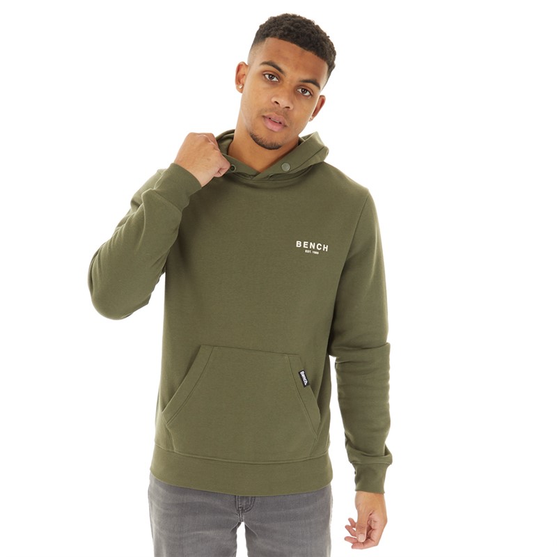 Bench Mens Mobbley Hoodie Khaki