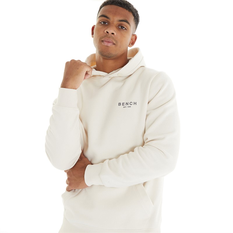 Bench Mens Mobbley Hoodie Ecru