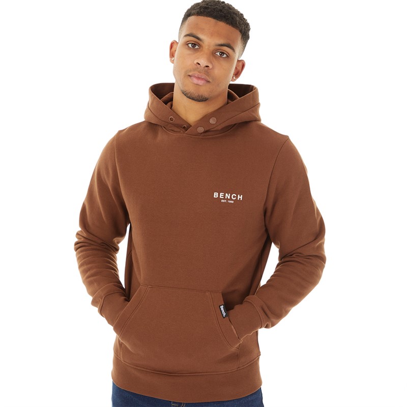 Bench Mens Mobbley Hoodie Sepia