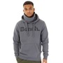 Bench Mens Woosh Hoodie Steel Grey