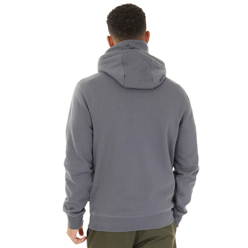 Bench Mens Woosh Hoodie Steel Grey