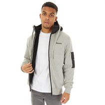 Bench Grauer Herren Avett Strick Hoodie