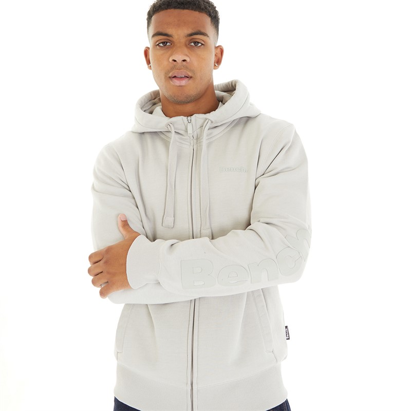 Bench Mens Braxton Hoodie Frost Grey