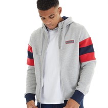 Bench Mens Grody Hoodie Grey Marl