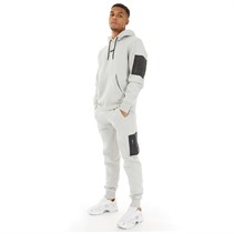 Bench Mens Croster Tracksuit Frost Grey