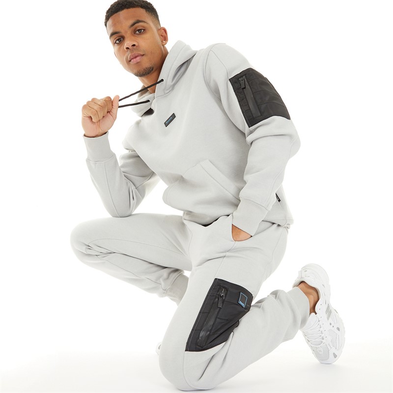 Bench Mens Croster Tracksuit Frost Grey