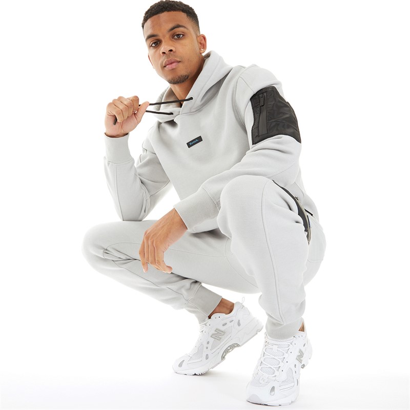 Bench Mens Croster Tracksuit Frost Grey