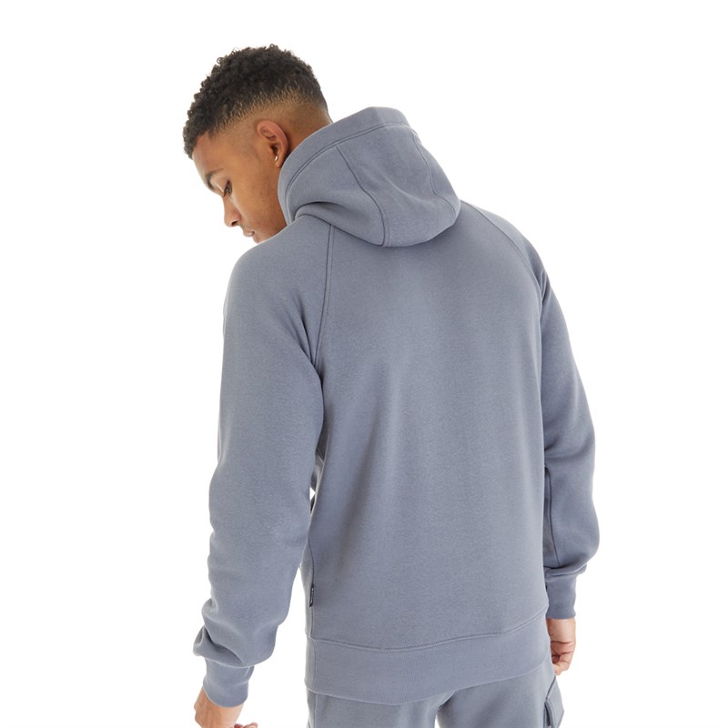 Bench Mens Sankey Hoodie Steel Grey