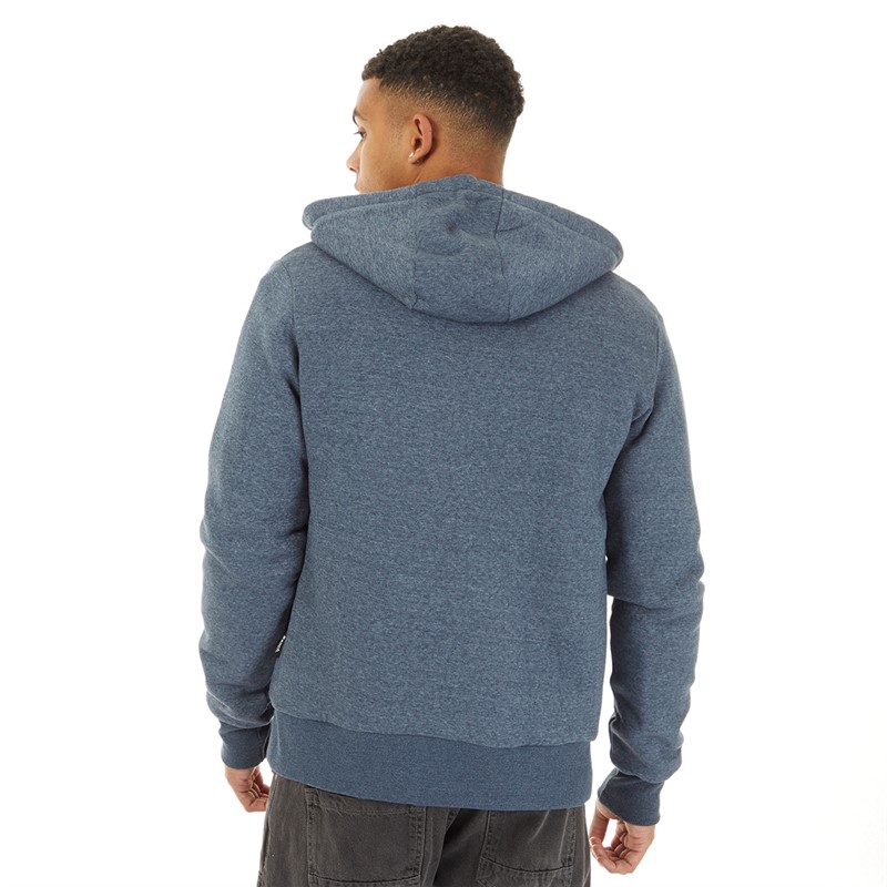 Bench Mens Baraz Hoodie Navy Marl