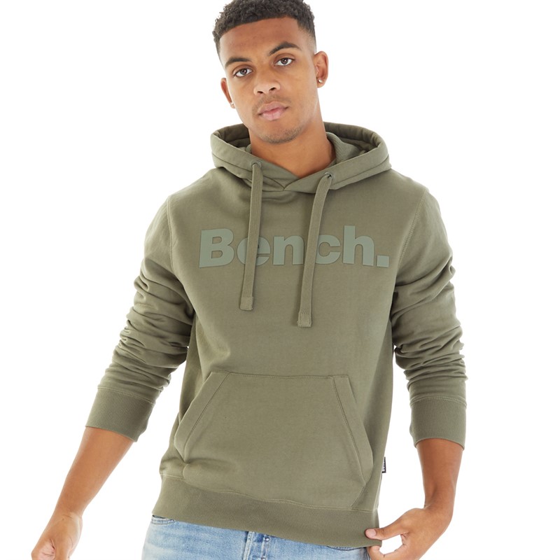 Bench Mens Probert Hoodie Khaki Green