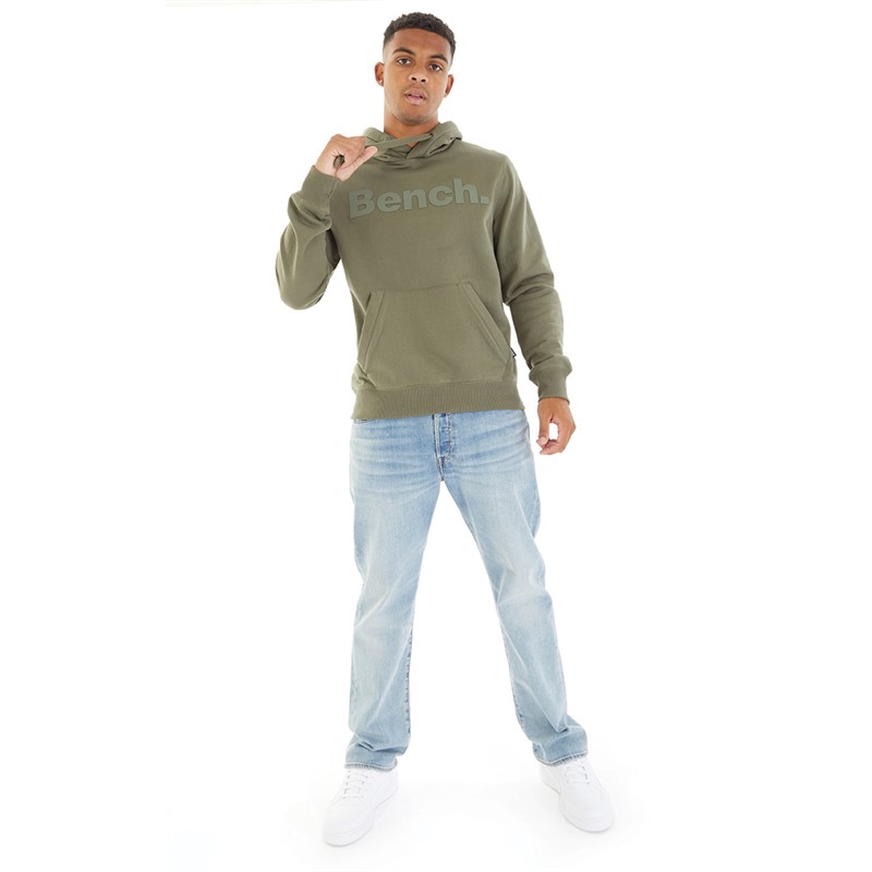 Bench Mens Probert Hoodie Khaki Green