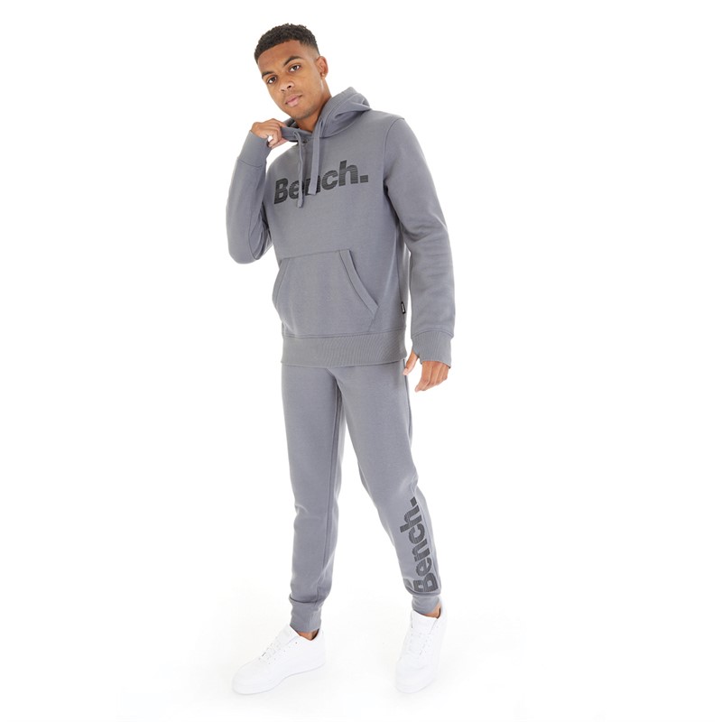 Bench Mens Skanley 22 Tracksuit Steel Grey