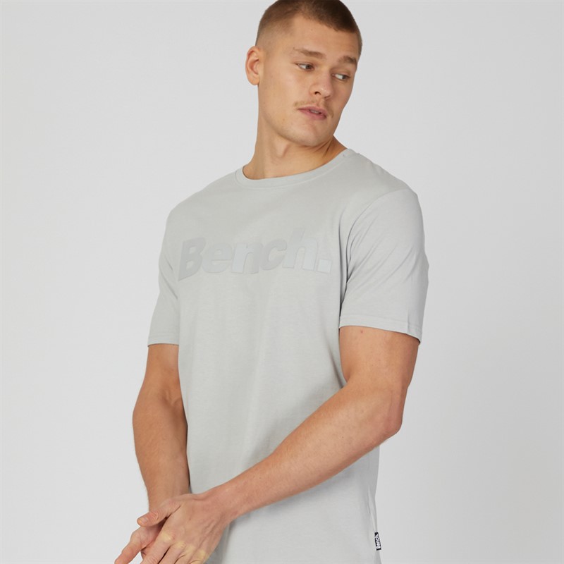 Bench Mens Worsley T-Shirt Frost Grey