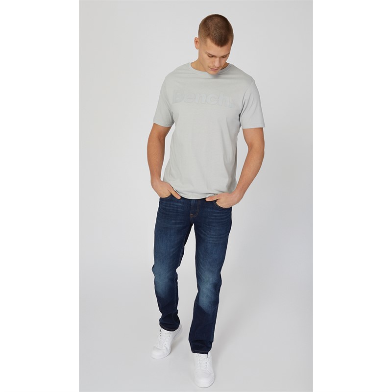 Bench Mens Worsley T-Shirt Frost Grey