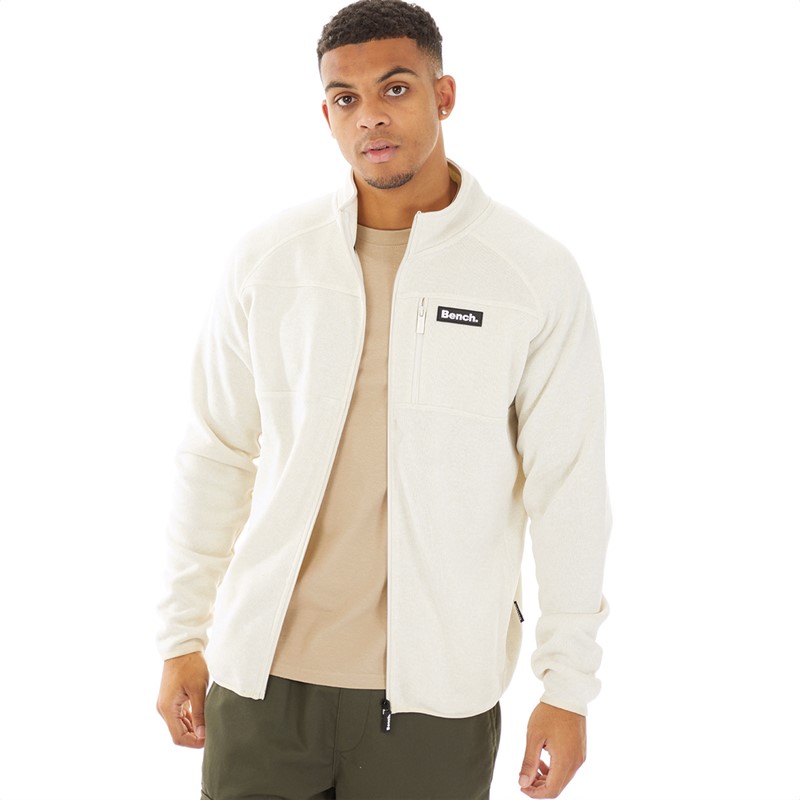 Bench Mens Wylden Fleece Ecru Marl