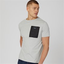 Bench T-shirt Sandbach Gris givré homme