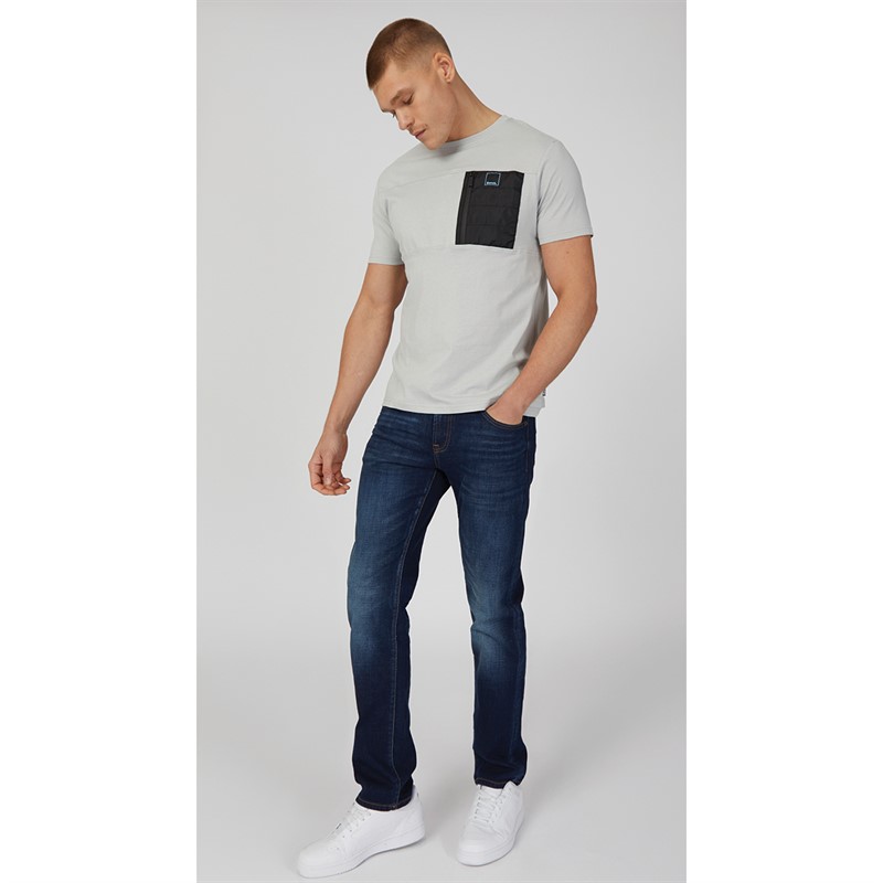 Bench T-Shirt Sandbach Frost Grau herren