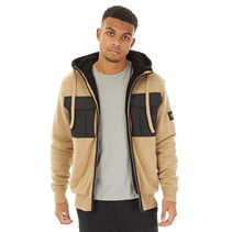 Bench Mens Minski Knitted Hoodie Stone