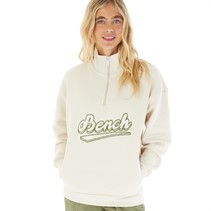 Bench Womens Andreera Sweatshirt Stone Grey