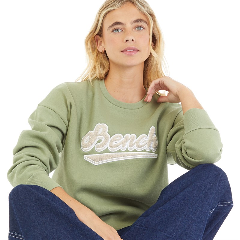 Bench Sweat-Shirt Steffi Femme Kaki Clair