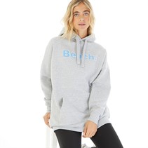 Bench Dames Dayla Oversized Hoodie Grijs Melange