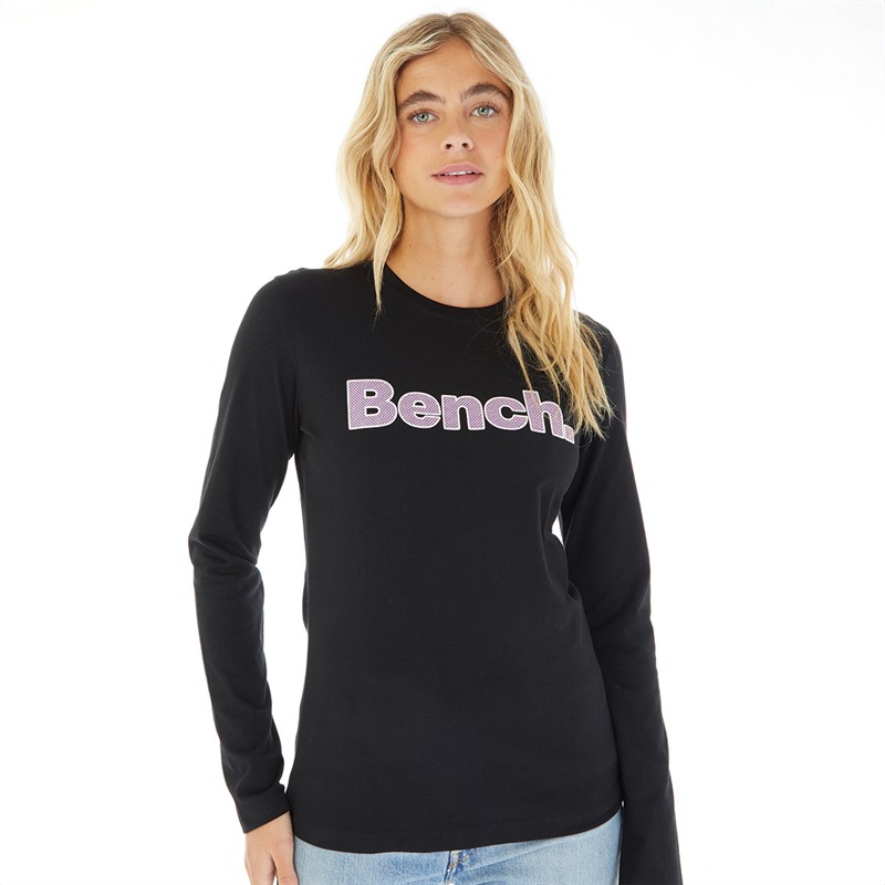 Bench Womens Jewelle Long Sleeve T-shirt Black